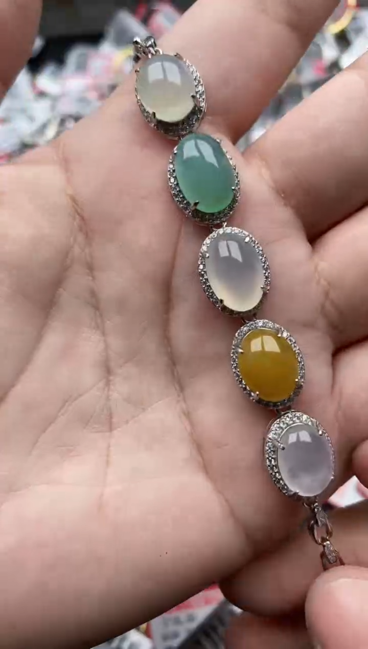 【闪购商品】翡翠戒指银S925镶嵌888888---3