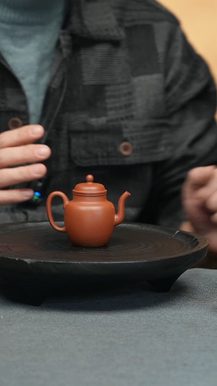 【闪购商品】紫砂茶壶五堂 临-用卿式宫灯-朱泥