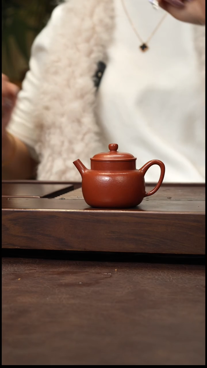 茶壶紫砂朱泥小岩心100cc左右