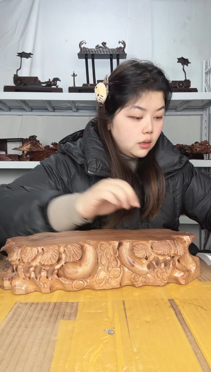 大果紫檀（缅甸花梨）闲**鹤60