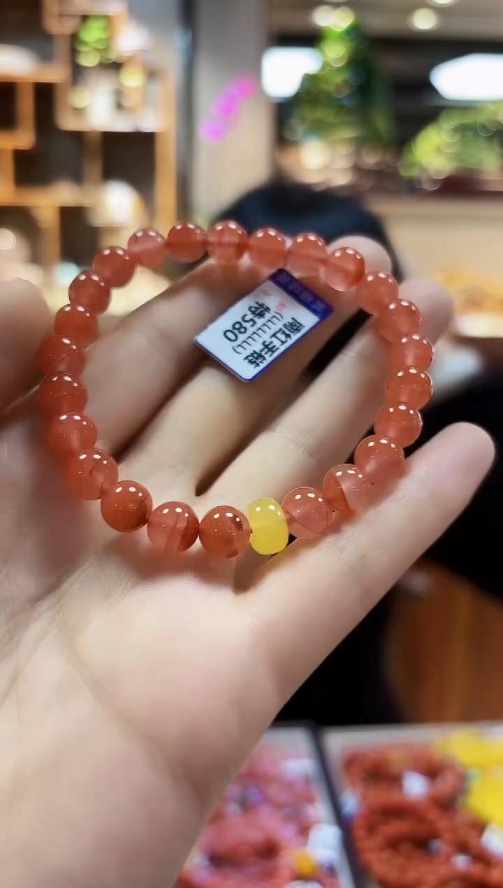 【闪购商品】南红玛瑙手链未镶嵌手链8+