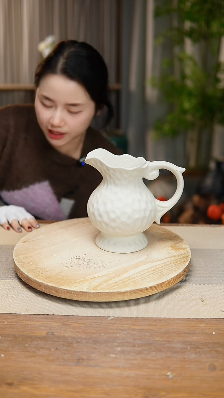【闪购商品】陶瓷 花器陶瓷花瓶手捏瓶007 