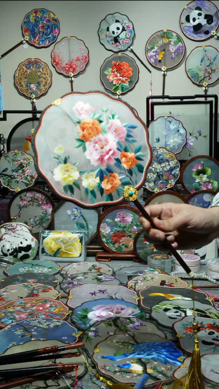 刺绣纯手工苏绣艺术品