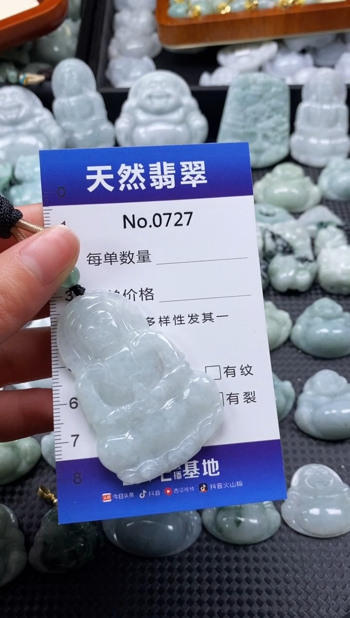 【闪购商品】翡翠颈饰未镶嵌缅甸A货翡翠0727