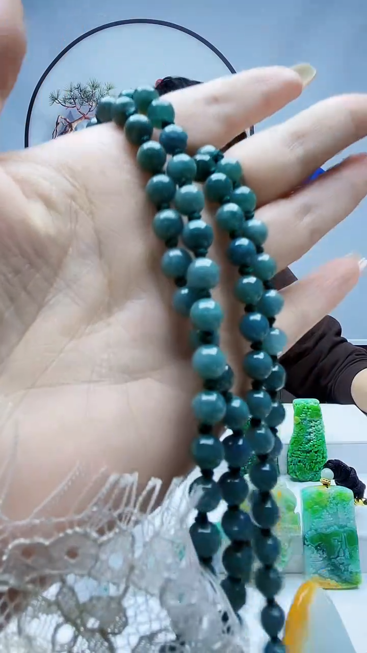 未镶嵌定制翡翠毛货挂件40