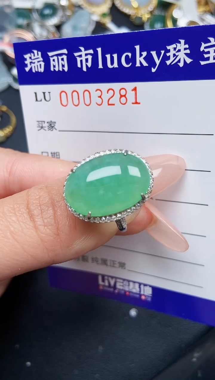 【闪购商品】翡翠颈饰银S925镶嵌3281