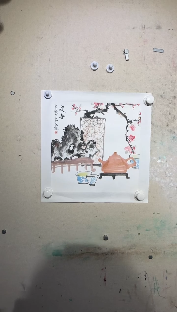 国画宋宏家-1平尺写意花鸟