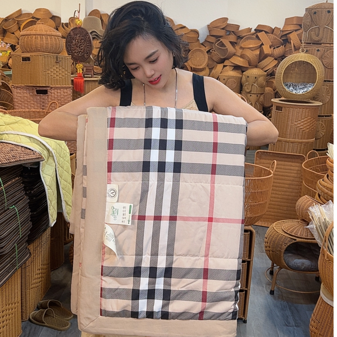 TYF01 100%新疆棉夏凉被A类纯棉空调被可机洗单双人薄被子