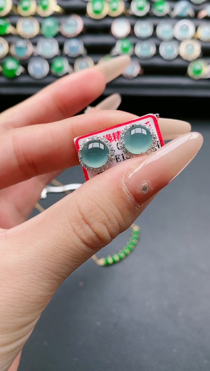 【闪购商品】翡翠戒指银S925镶嵌11111