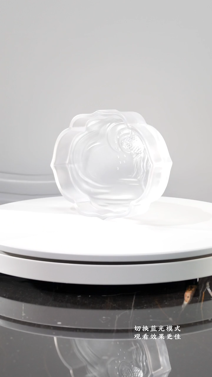 摆件0601182-2透明静福流光壶承