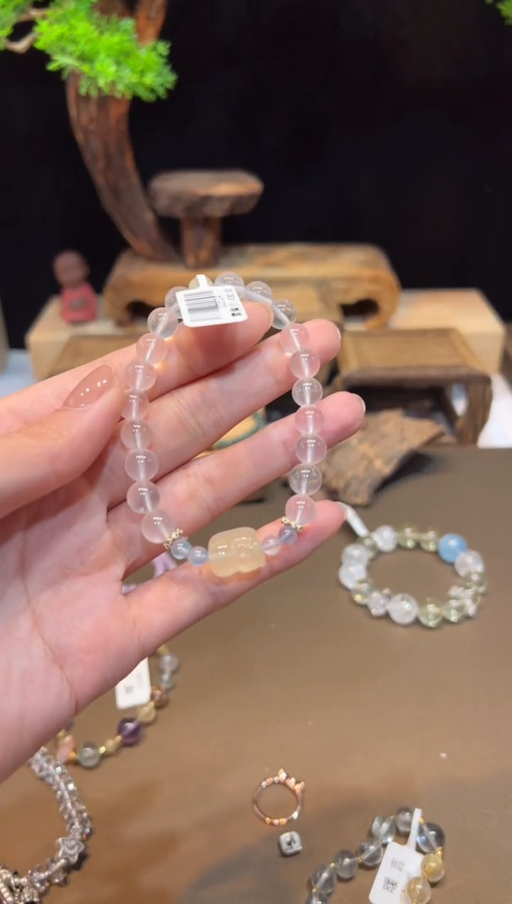 水晶手链未镶嵌手饰@@C2524