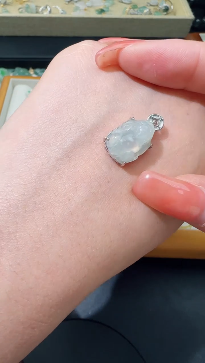 【闪购商品】翡翠颈饰银S925镶嵌TZG0119127