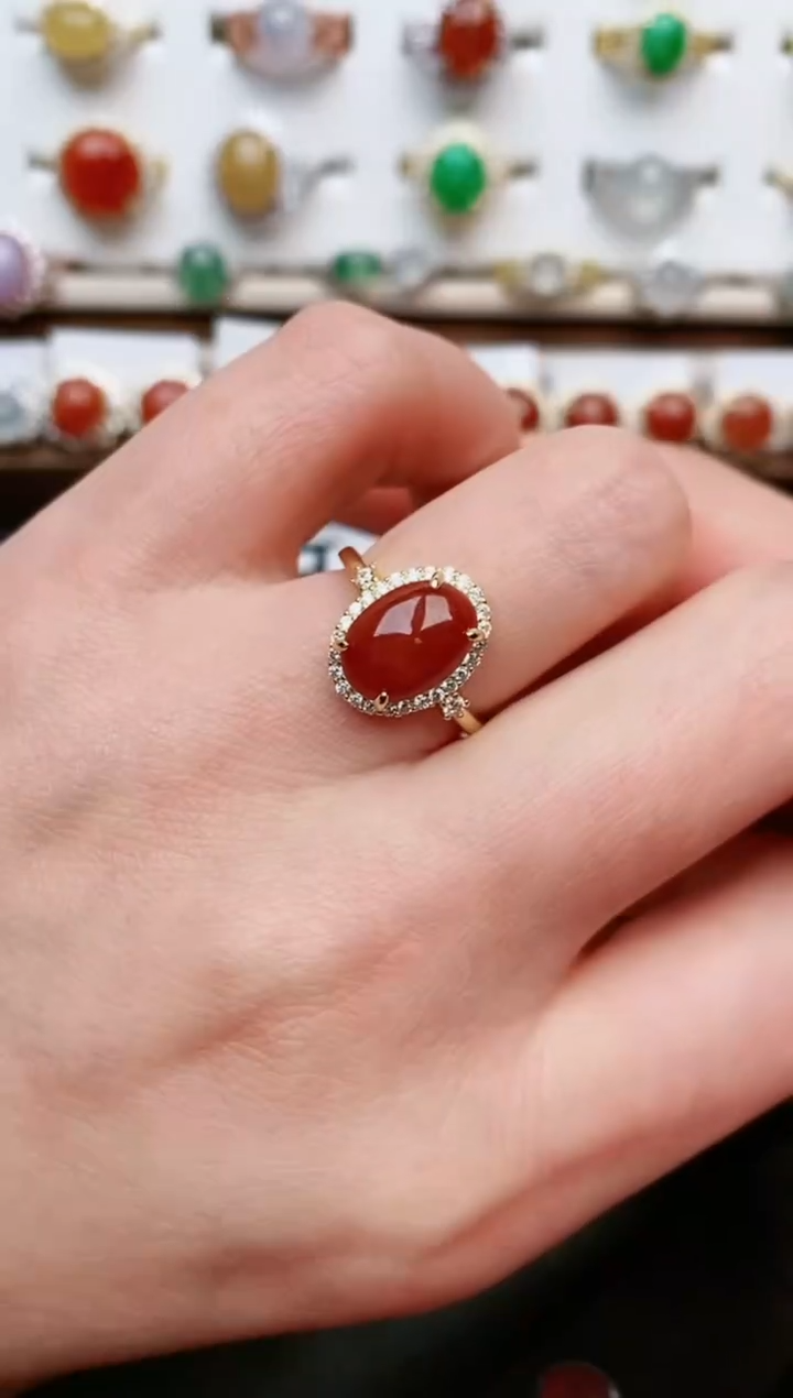 【闪购商品】翡翠戒指银S925镶嵌.....