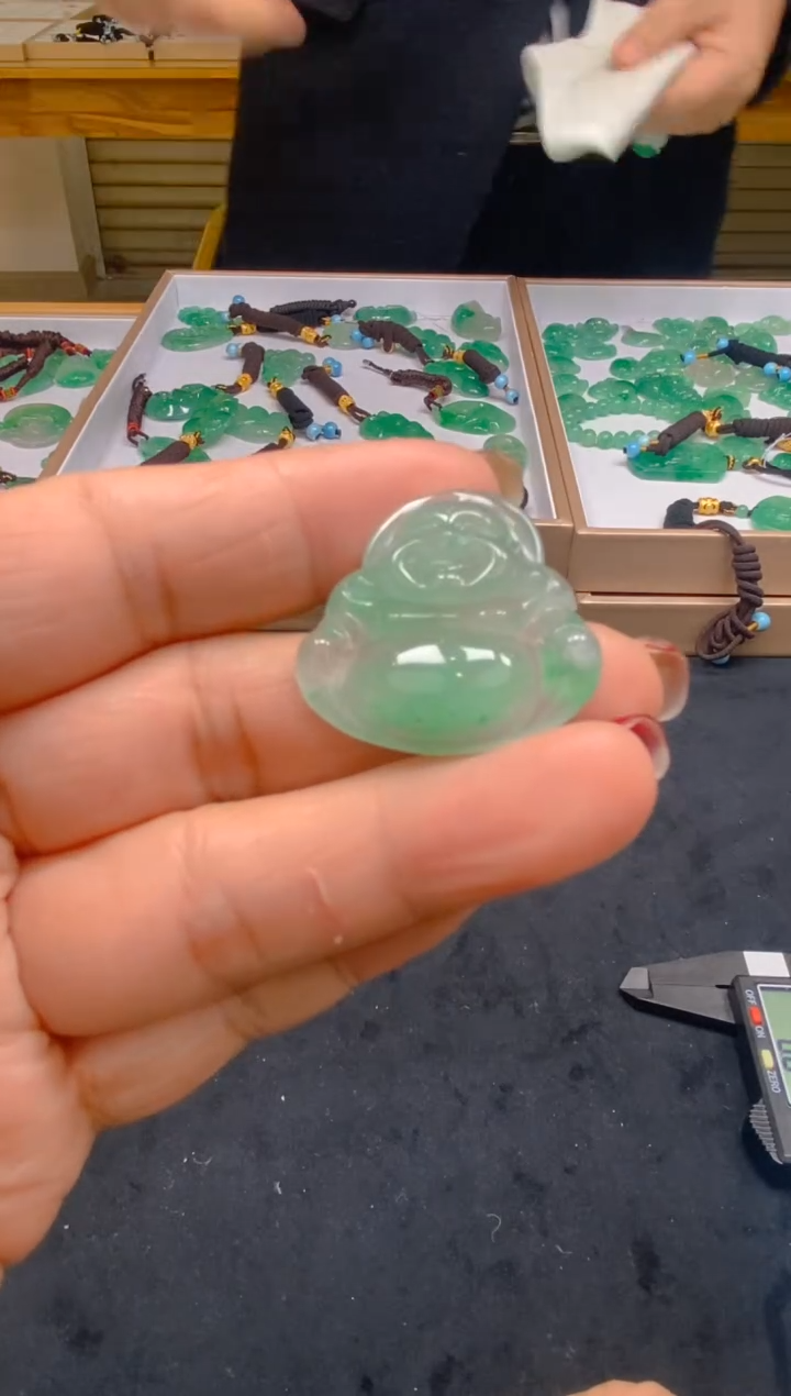 【闪购商品】石英质玉颈饰未镶嵌美人冰非洲翠047