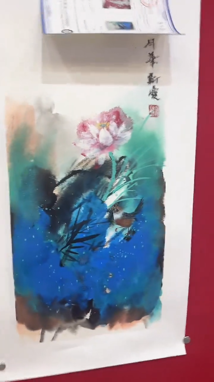 国画大风堂堂主张新庆写意作品