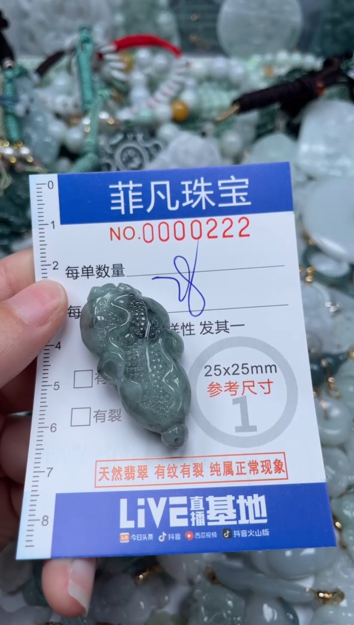 【闪购商品】翡翠颈饰未镶嵌00..0222