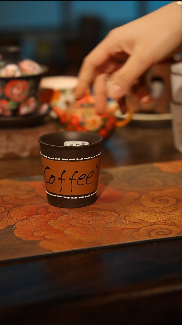 陶瓷景德镇高温釉下彩手工手绘款式@A0155@