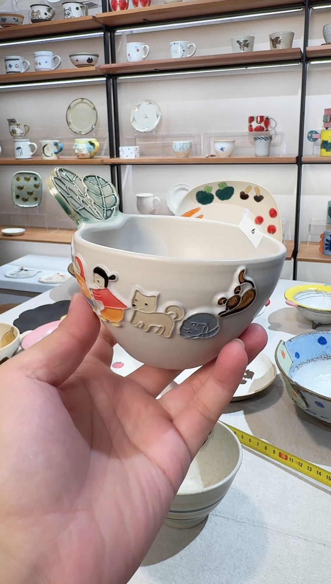 陶橙*日本作家器手作器物下永久美子碗