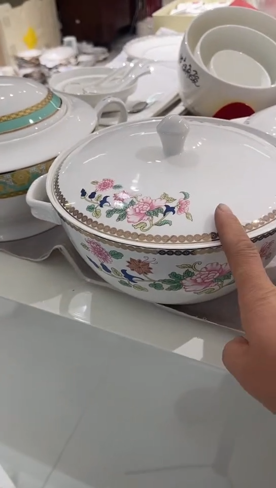 瓷品锅1个隆达骨瓷