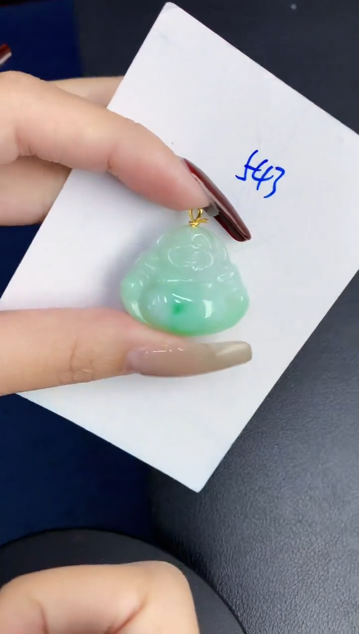 【闪购商品】翡翠颈饰18K金镶嵌0000000000