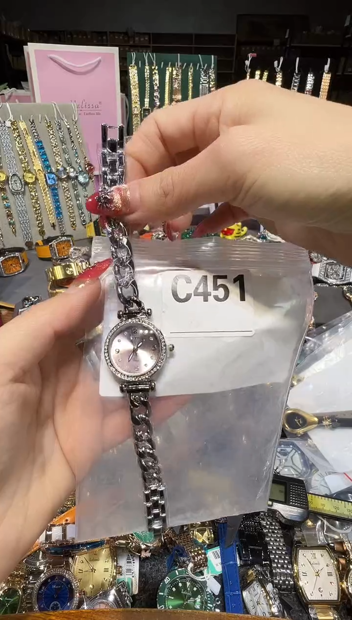 石英机芯不锈钢不锈钢直播定闪专用