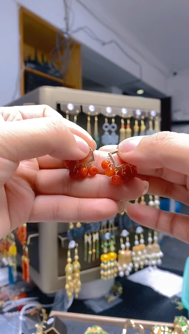 【闪购商品】翡翠耳饰合金0512翡翠耳包