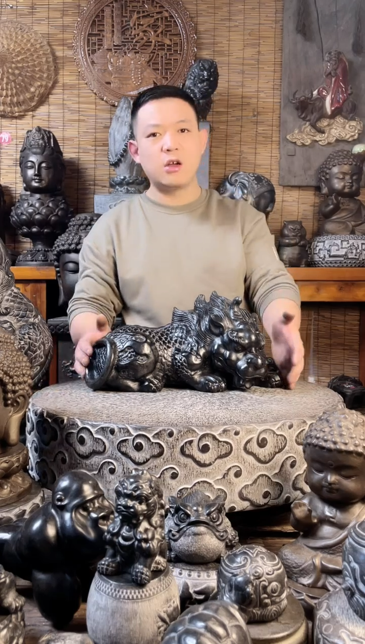 【闪购商品】40貔貅天然青石雕刻