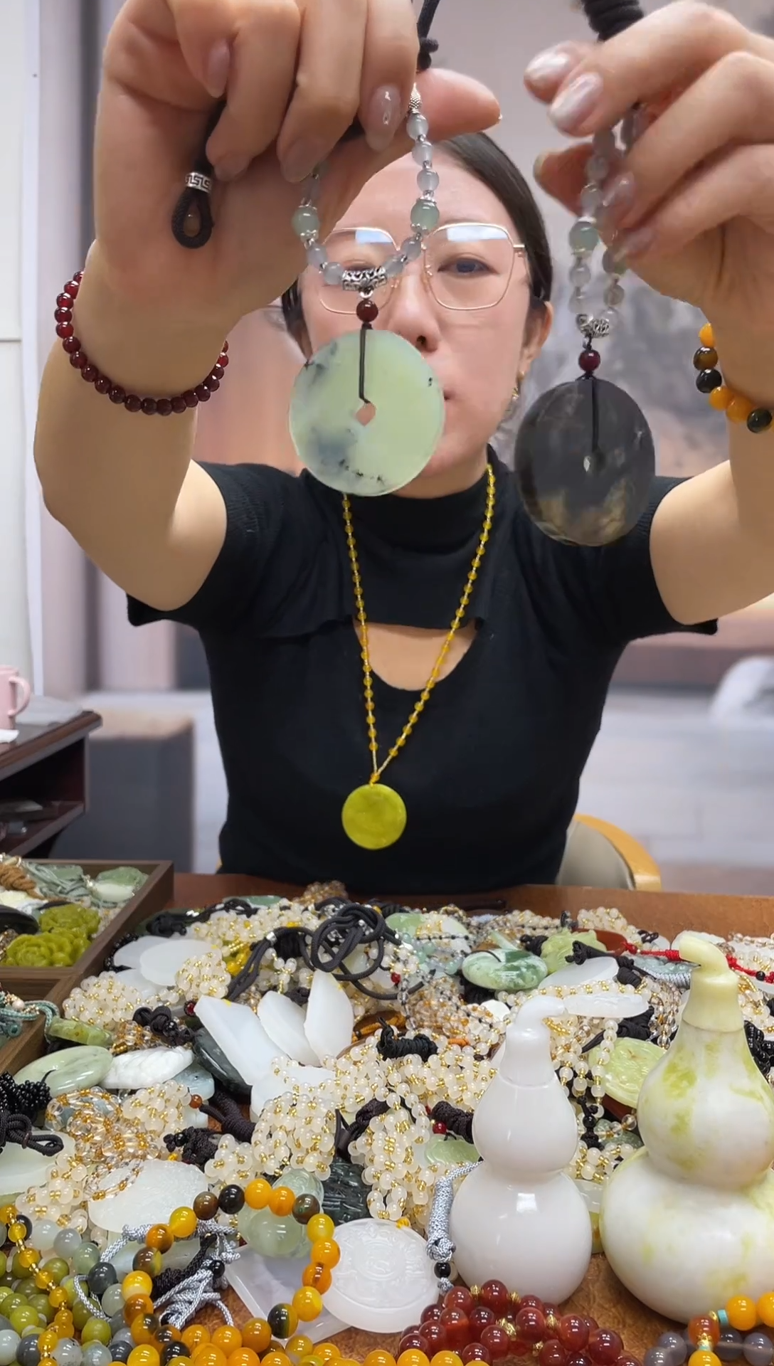 未镶嵌岫玉吊坠·多样性发货拍一发一