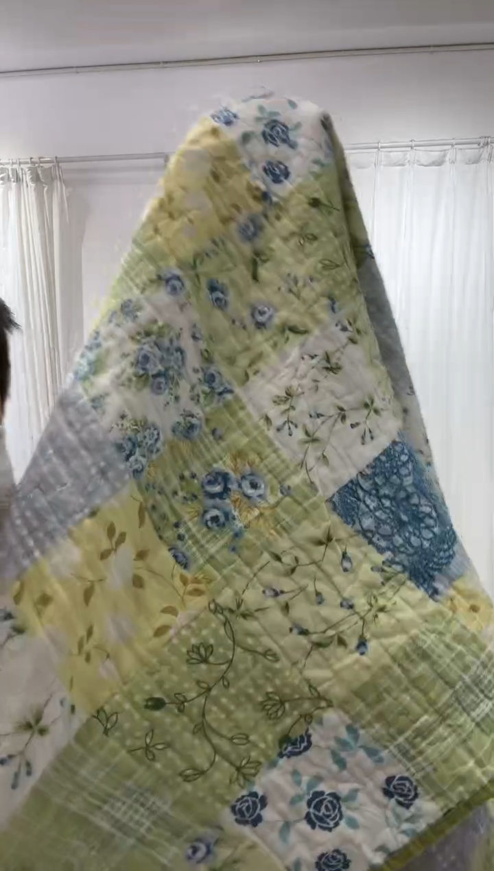 棉150*200单面纯棉床盖128号小微瑕