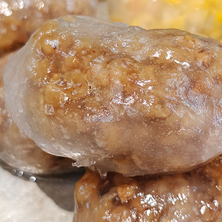 潮汕街边特色小吃水晶粿晶莹剔透口感Q弹满满都是小时候的味道