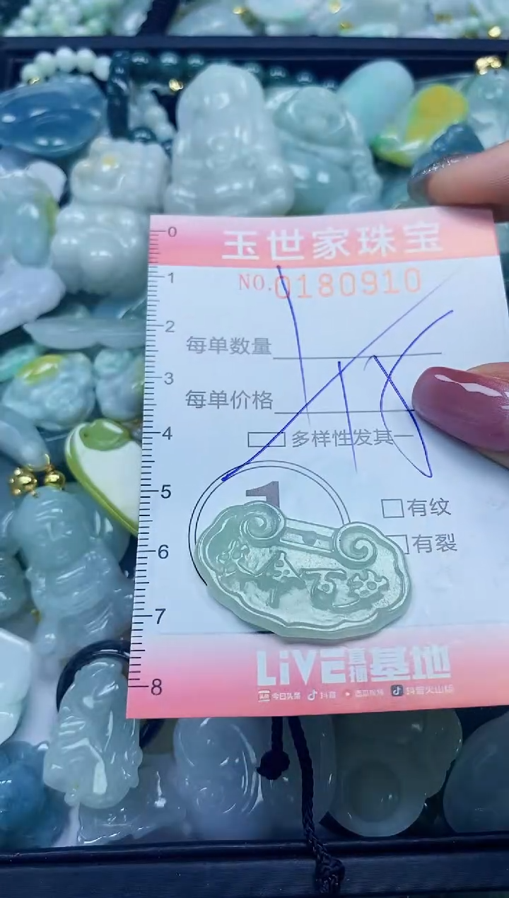 【闪购商品】翡翠颈饰未镶嵌闪购0180910多样性发其一