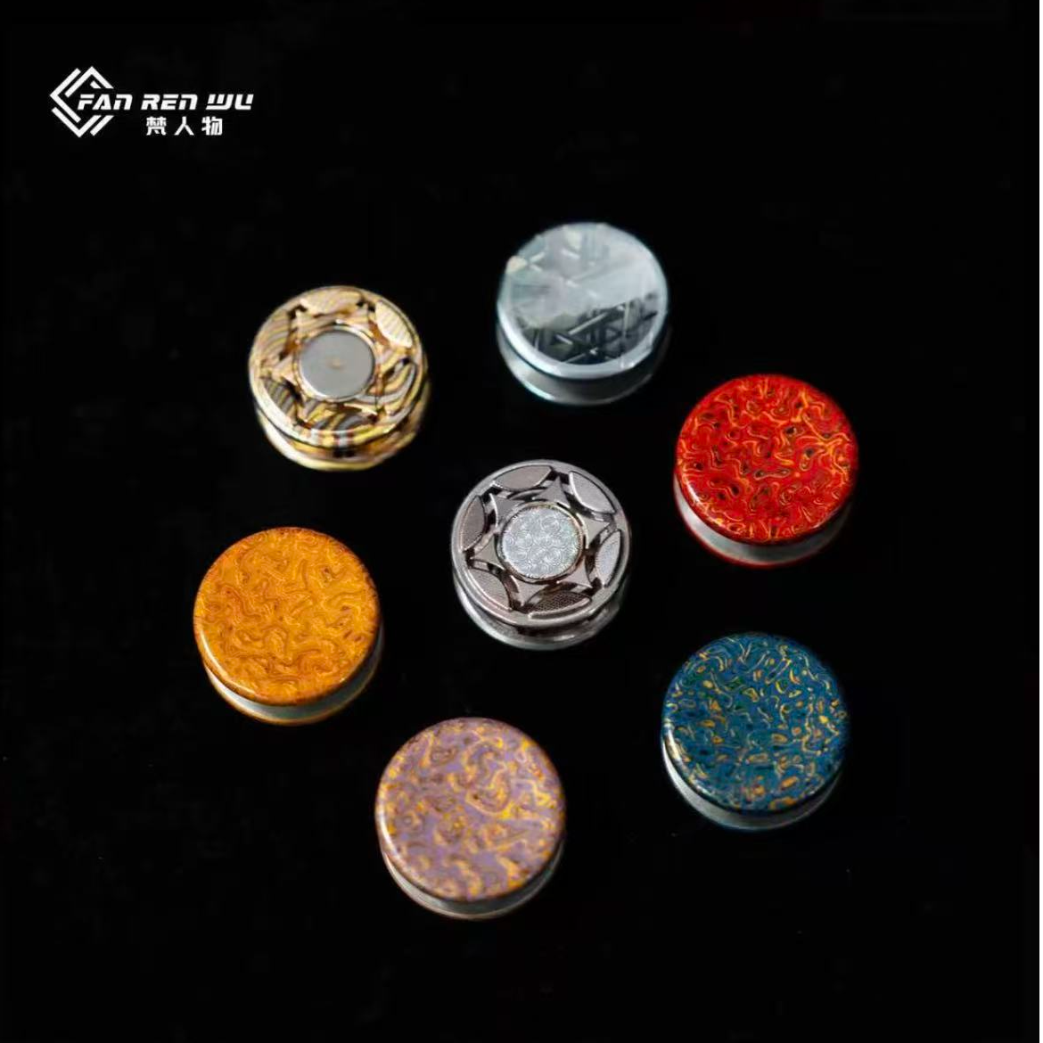 【梵人物】一界EDC大漆对锁手指尖陀螺配件机械金属潮玩解压玩具EDC