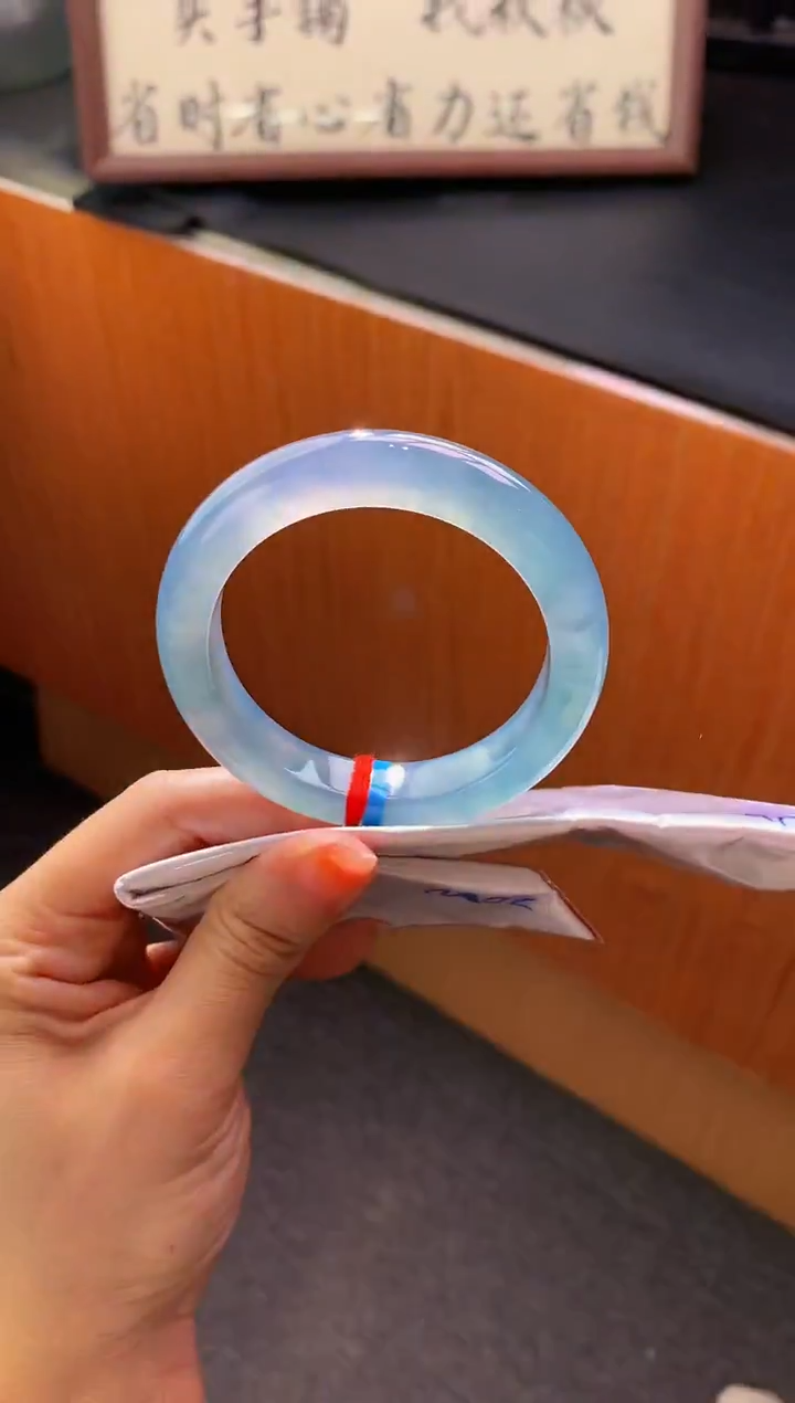 未镶嵌手镯翡翠Q13- 圈口54.3 全款70万 定金2万