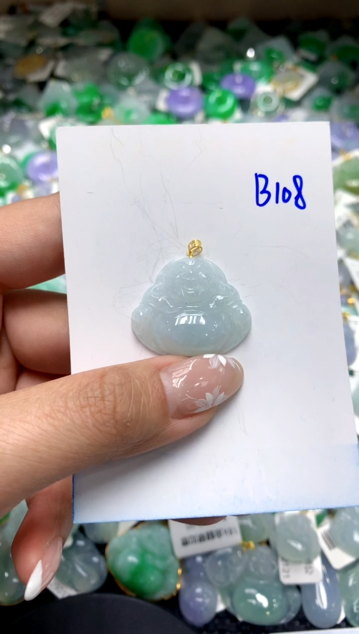 【闪购商品】翡翠颈饰18K金镶嵌1111111111111111