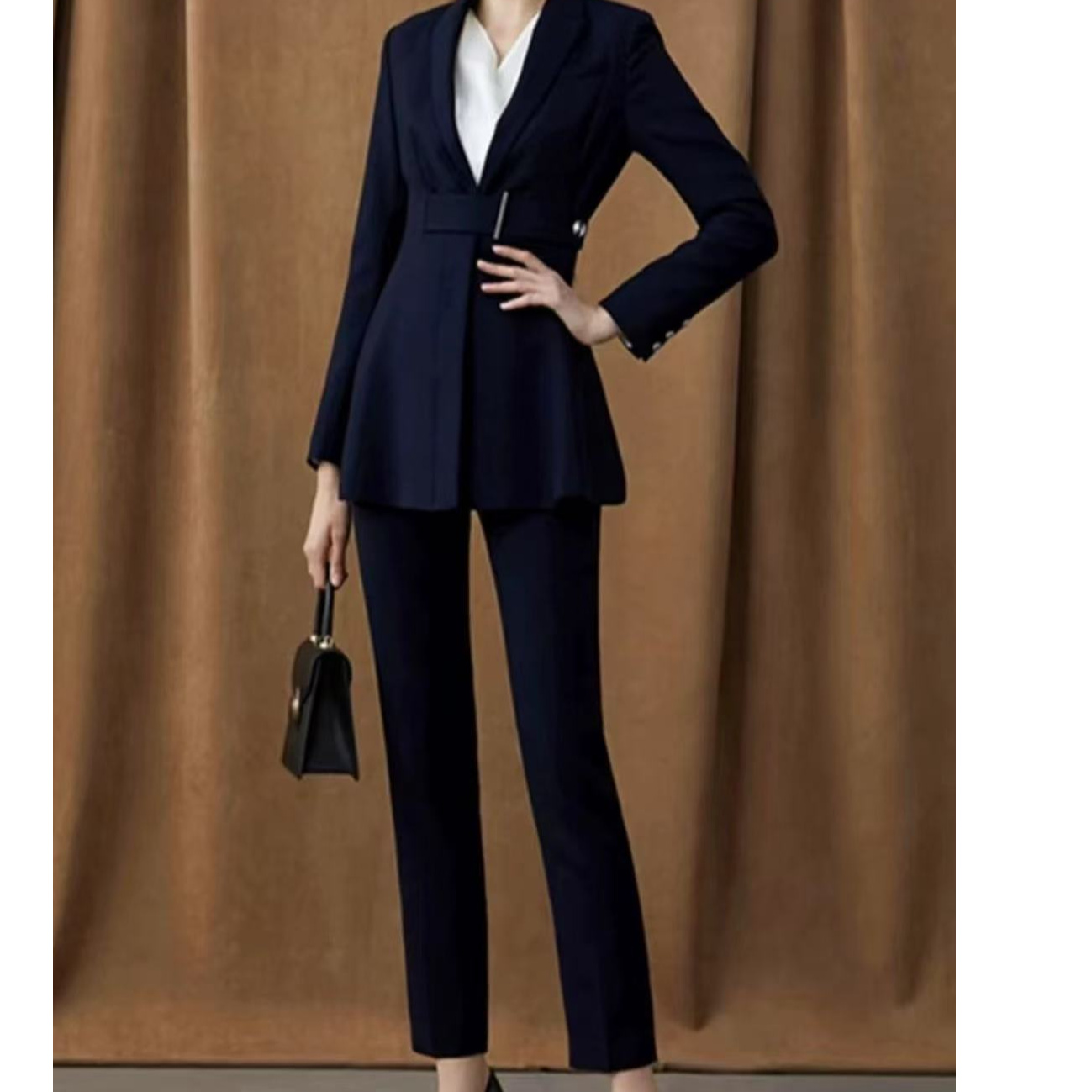 GXO秋冬气质女装EP丝绒茶歇法式套装TZ0022秋季