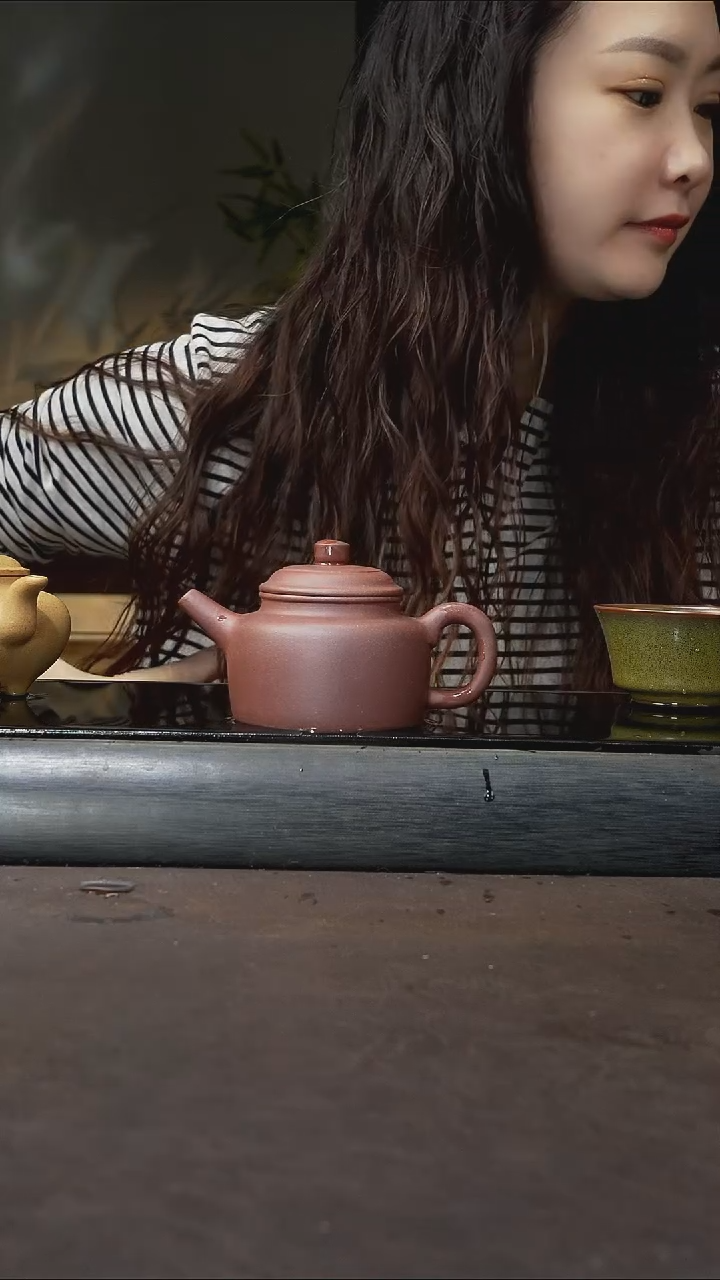 茶壶紫砂21 德钟 紫泥 180cc