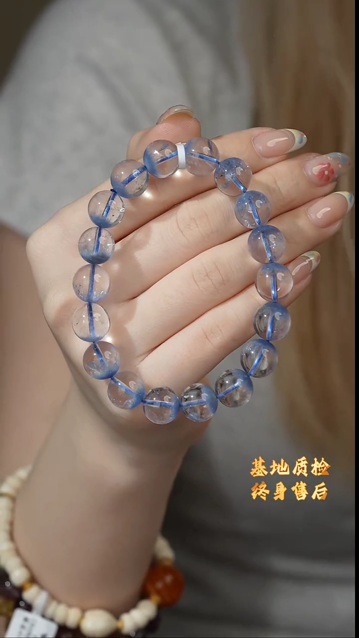 【闪购商品】水晶单圈未镶嵌V18（多样性发一件）蓝线11mm+