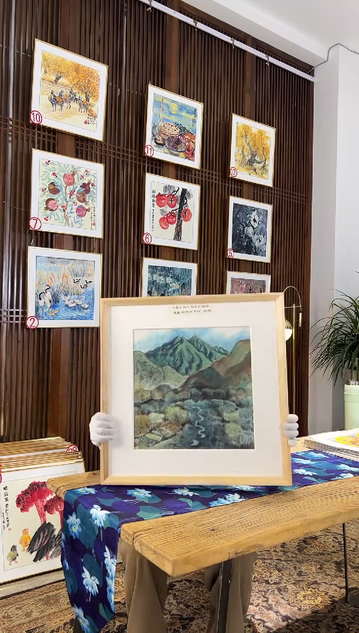 版画耿玉琨名章限量版画S