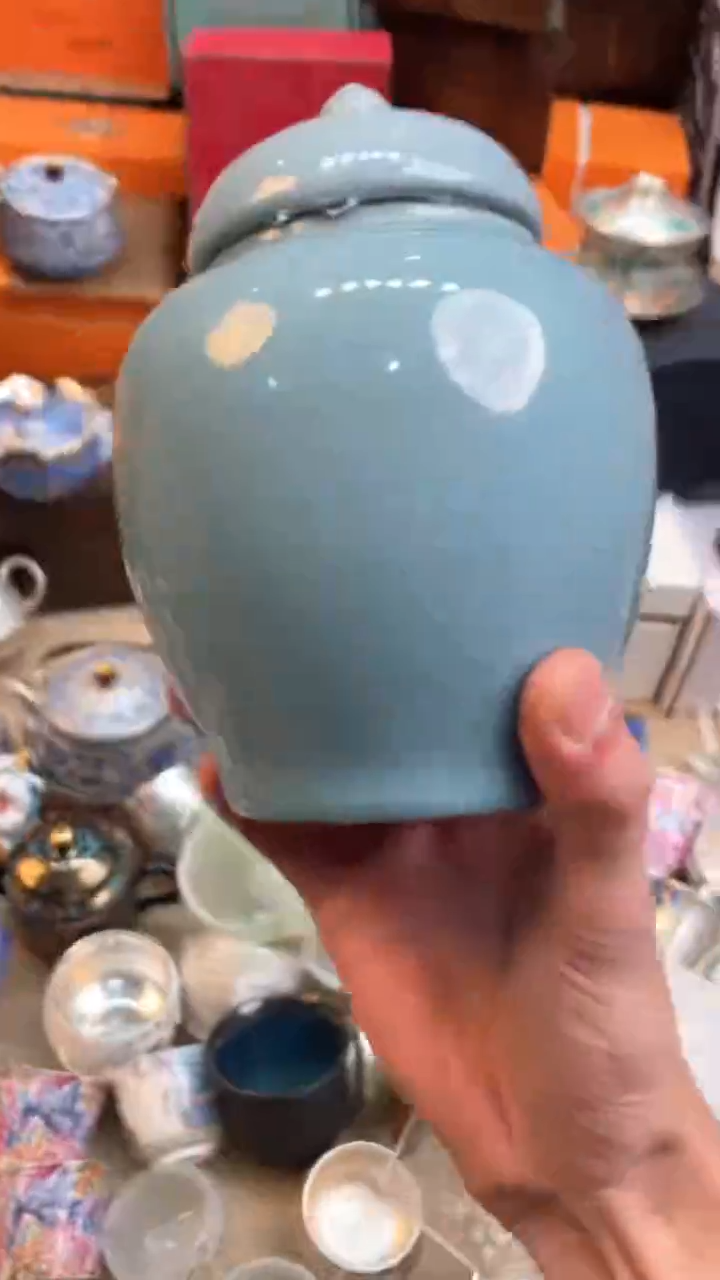 【闪购商品】瓷片@@@@@@@@哥窑茶叶罐