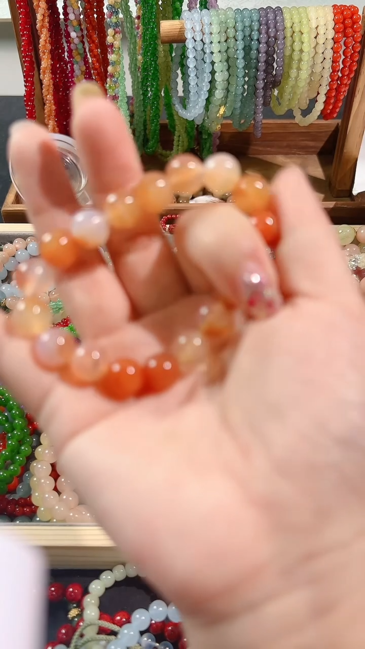 玛瑙/玉髓手串未镶嵌11111111111