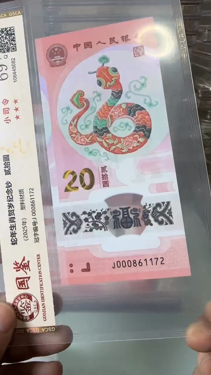 【闪购商品】塑料000861172-蛇钞单张