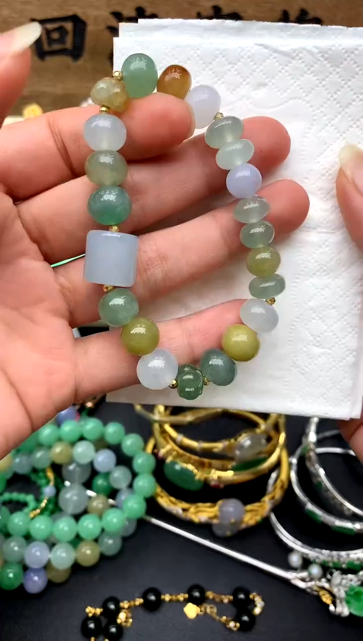 【闪购商品】翡翠手串未镶嵌387-中国好珍宝