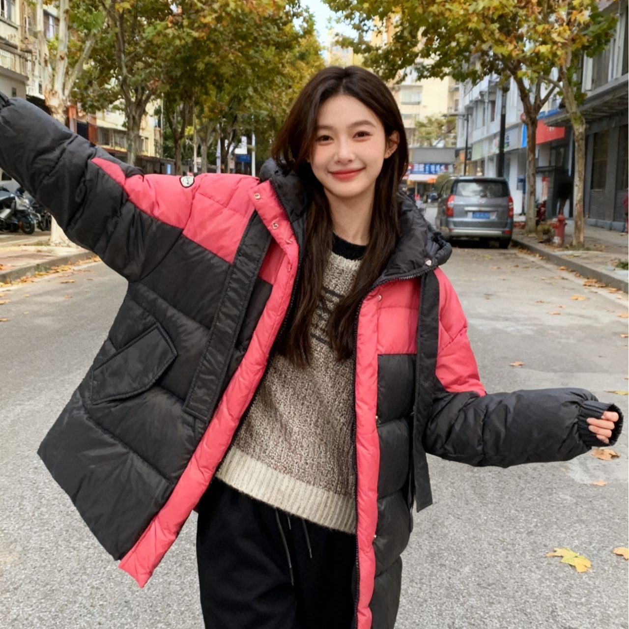 9815679高端专享老林家儿童冬款羽绒服粉色（靠谱）