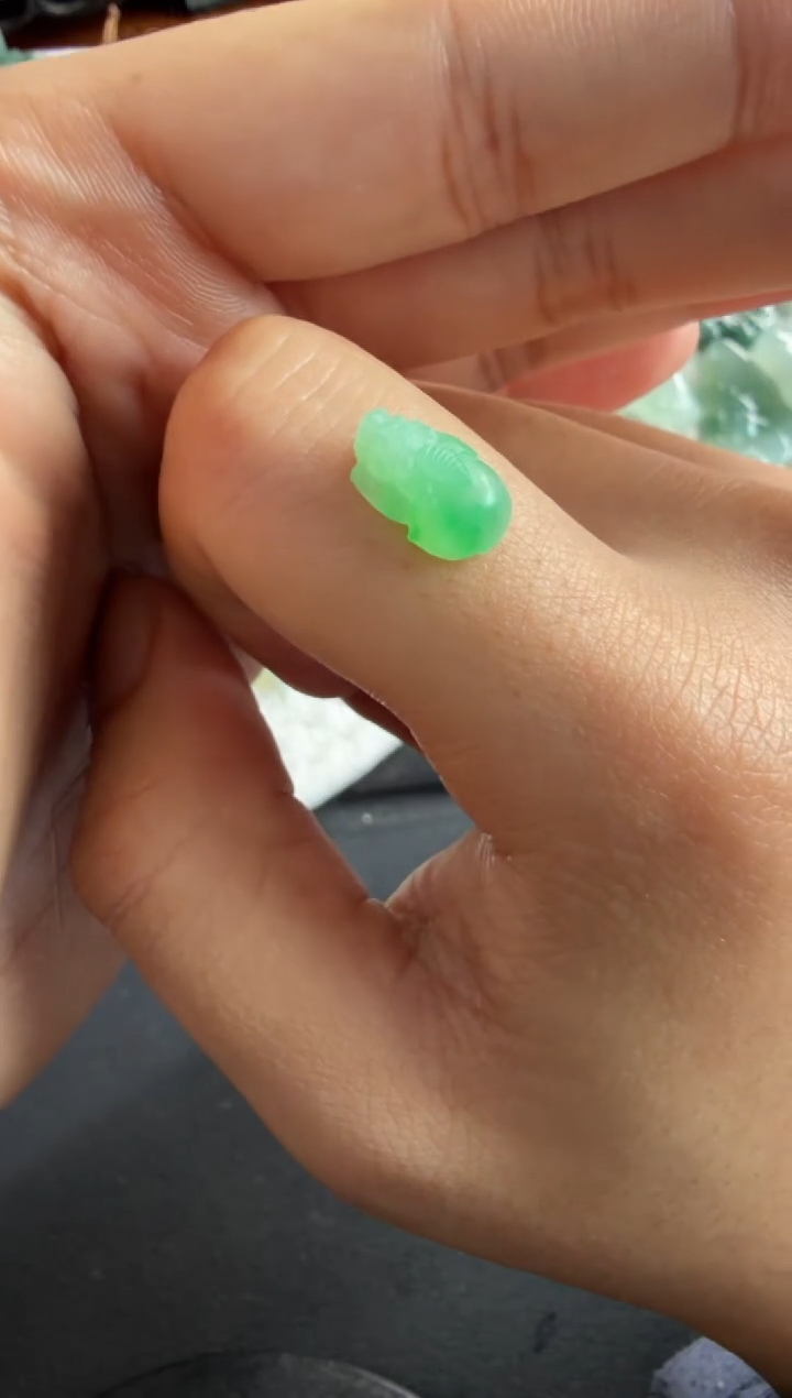 未镶嵌定制翡翠貔貅