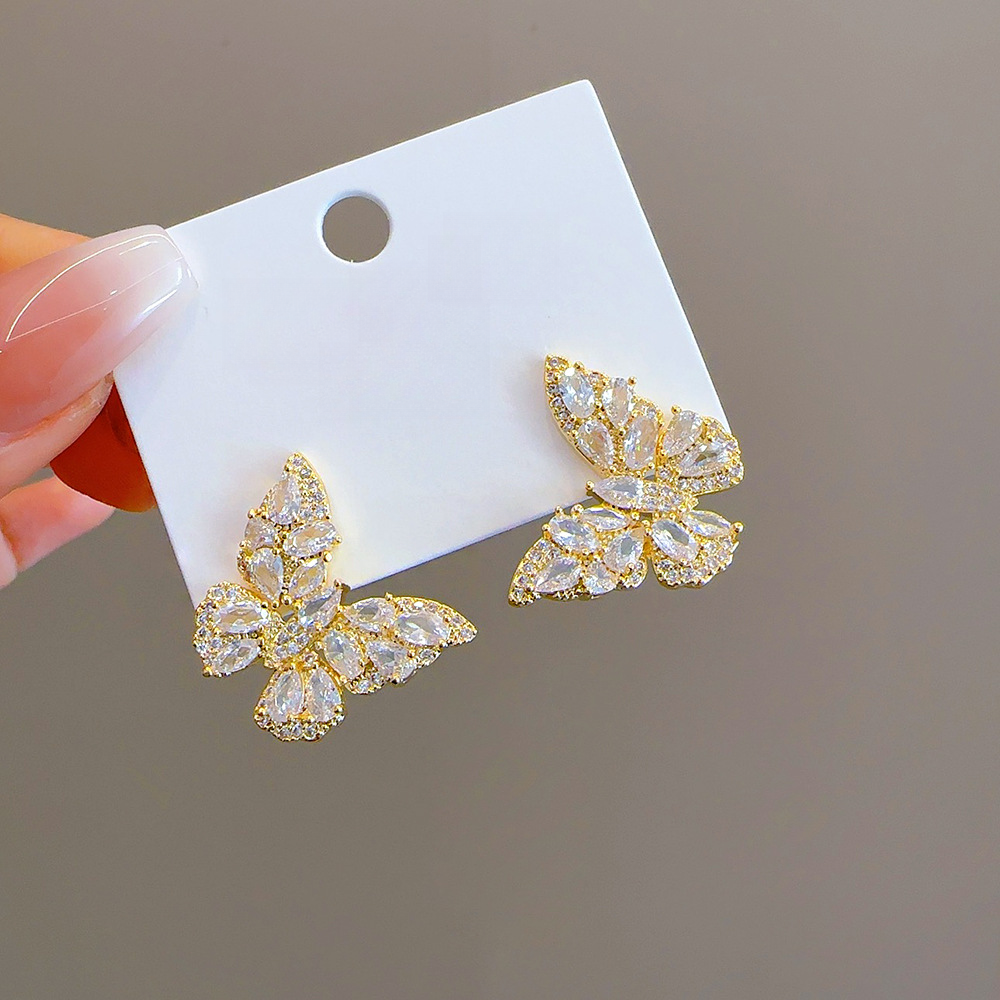 铜合金耳饰 气质时尚百搭小众轻奢简约个性仙气森系甜美耳钉5660