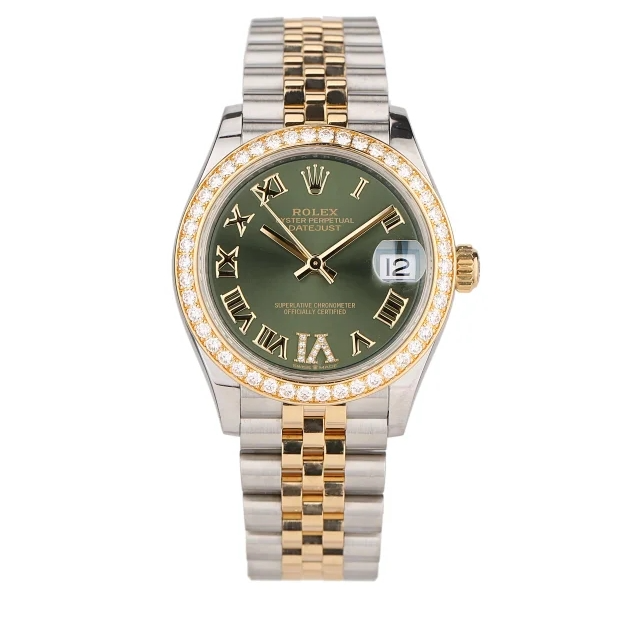 未使用 Rolex/劳力士 礼尚278383卡25年劳力士女表37Z3J
