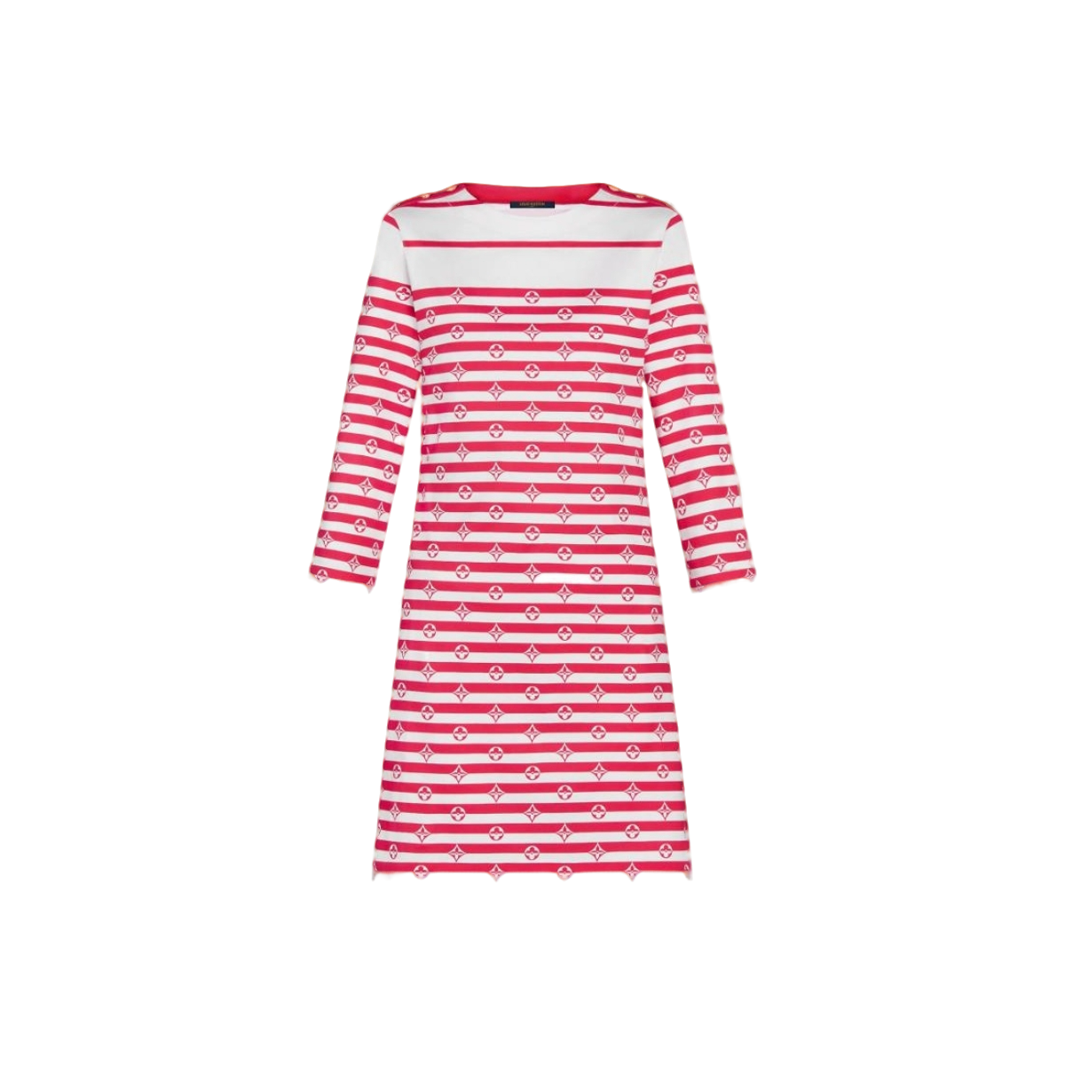 未使用 LouisVuitton/路易威登 汤/P245826102/条纹满logo连衣裙