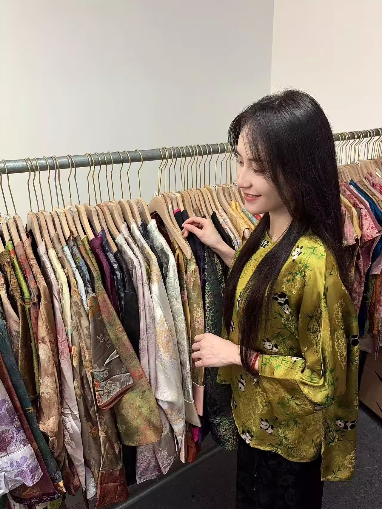 真丝宋锦连衣裙裤子外套上衣短袖背心孤品断码丰雨，小婷专属链接