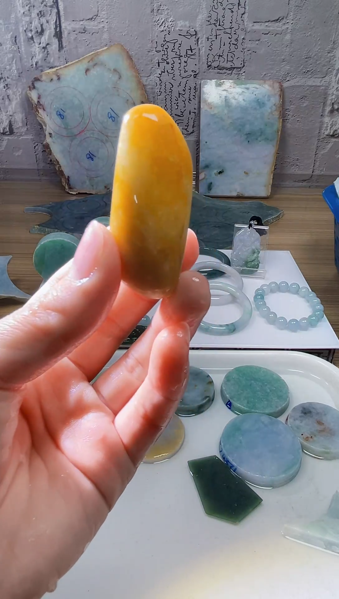 裸石翡翠天然翡翠A货余 南 880