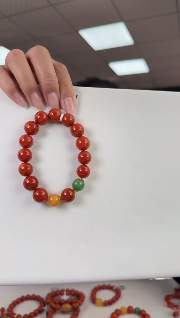 未镶嵌珠串南红玛瑙多样发其一/13/99201802280